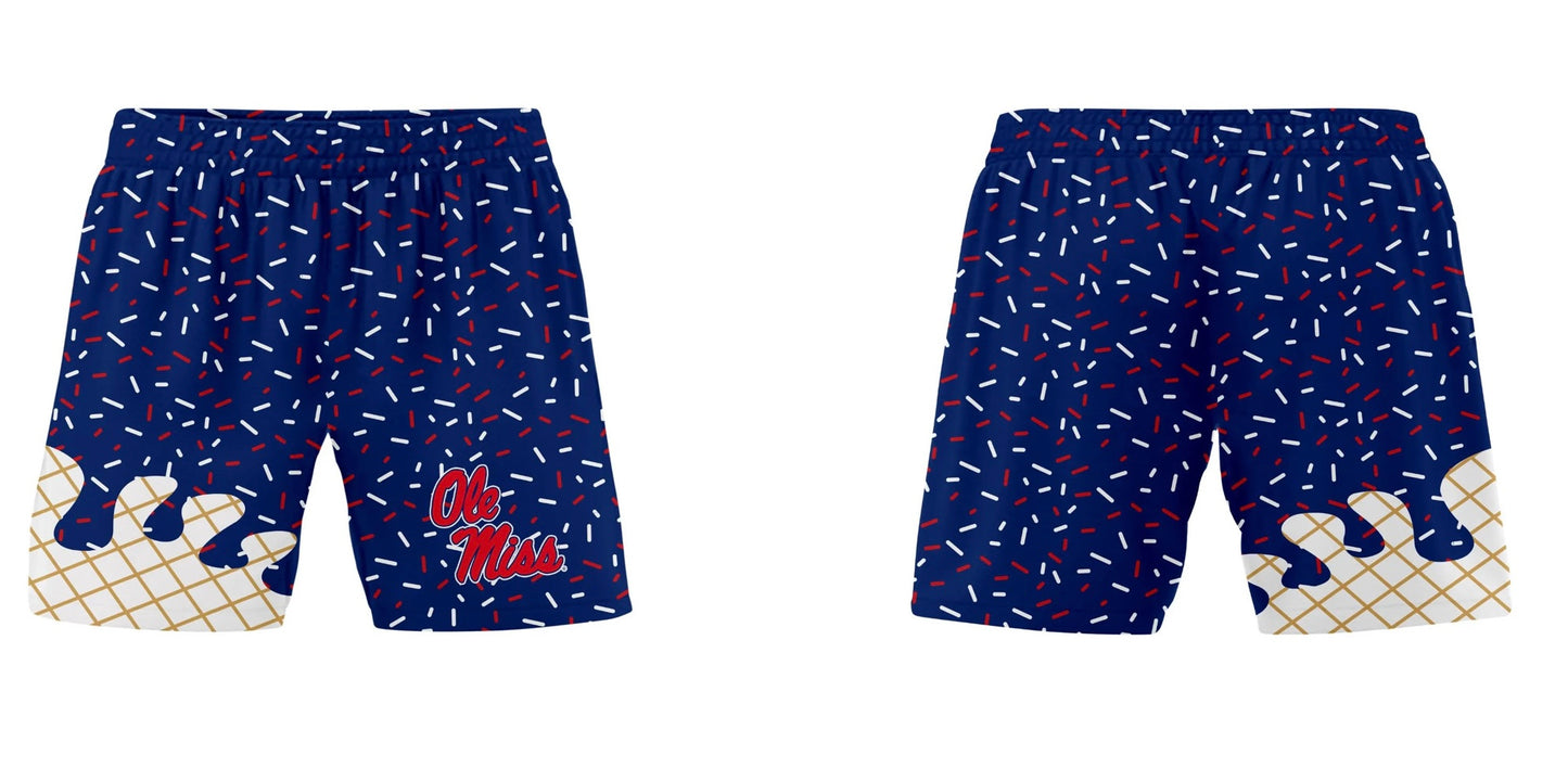 Ice Cream Shorts-Ole Miss