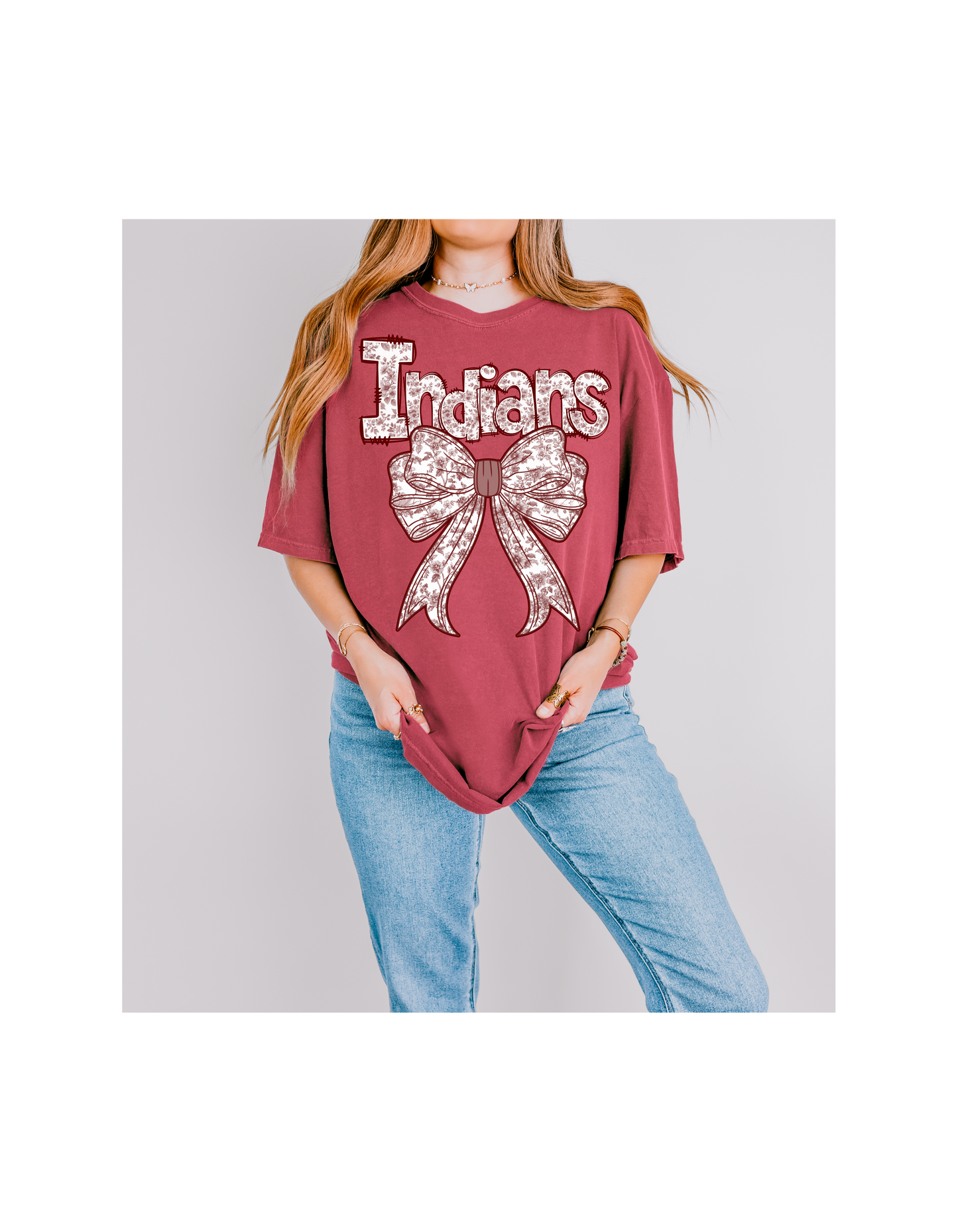 Indians Floral T-shirt
