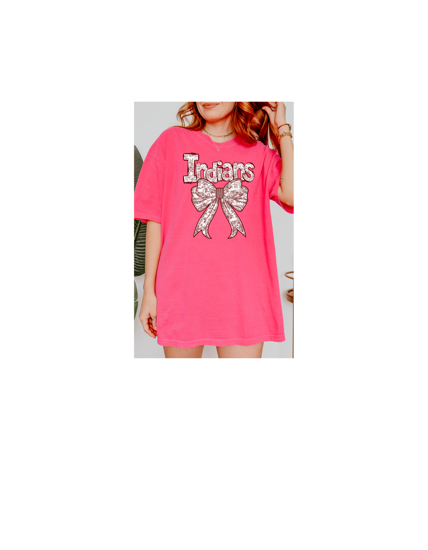 Indians Floral T-shirt