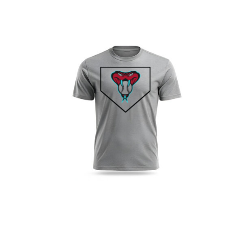 Rattlers Home plate logo shirt