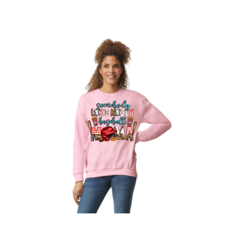 Baseball Loud Mouth Mama Sweatshirt