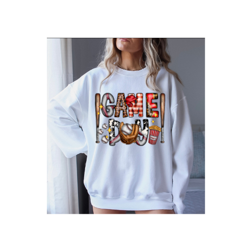 Baseball Summer GameDay Sweatshirt