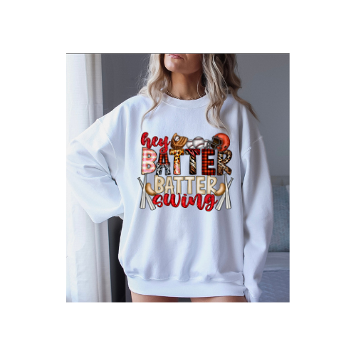 Baseball Hey Batter Batter Sweatshirt